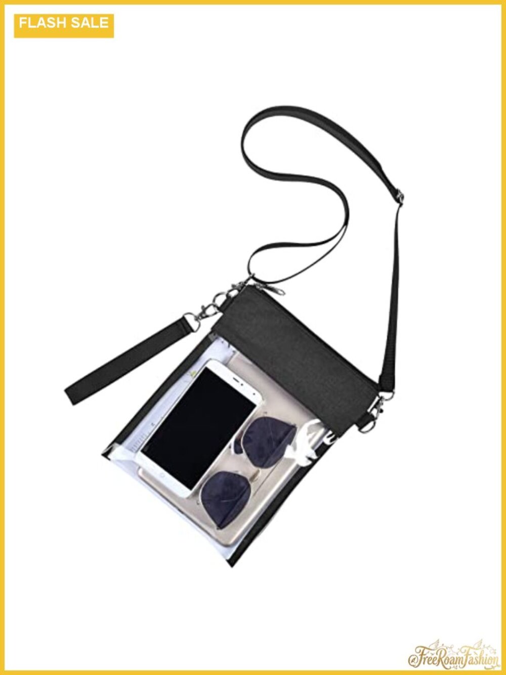 Clear Purse Stadium Approved Transparent Crossbody Bag